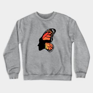 Butterfly Girl Crewneck Sweatshirt